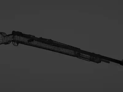 KAR98K  LOW POLY Low-poly 3D model