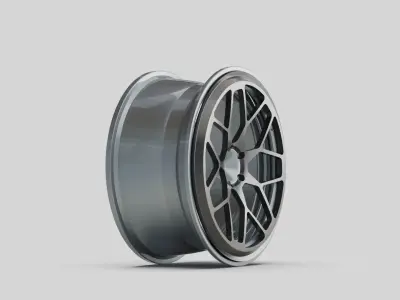 rims STL wheel tuning garage Bumper 3D model