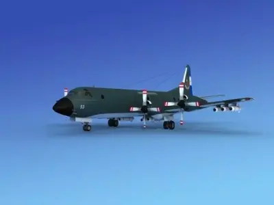 Lockheed P-3 Orion Argentina 3D model