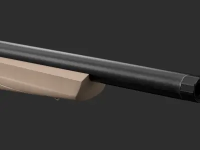 Remington 783 Heavy Barrel Low-poly 3D model