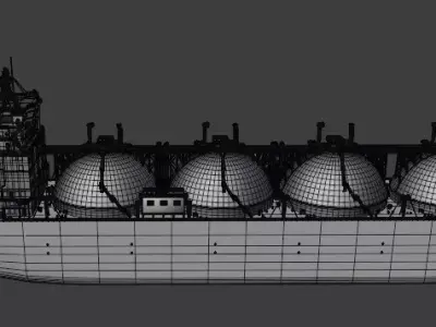 Gas Tanker 3D model