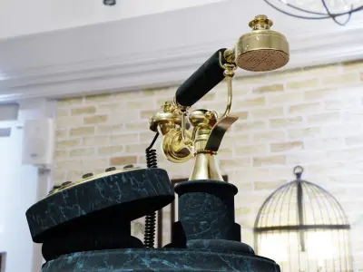Antique phone 3D model purchase