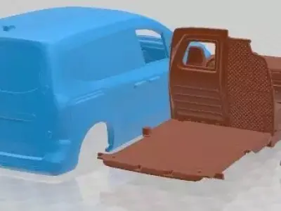 Renault Kangoo 2024 Printable Van  3D print model