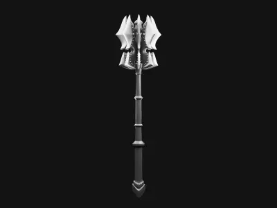 Flanged Mace 3D print model