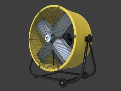Air Circulator Low-poly 3D model