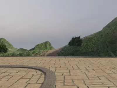Mountain Settlement 3D model