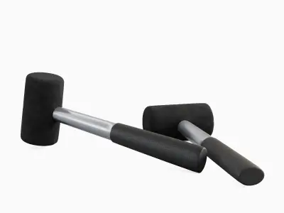 Rubber Mallet Set B 3D model