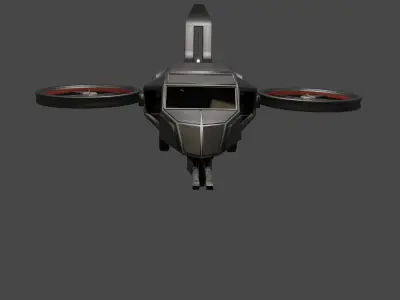 Low Poly Helicopter New version 2023 3D model