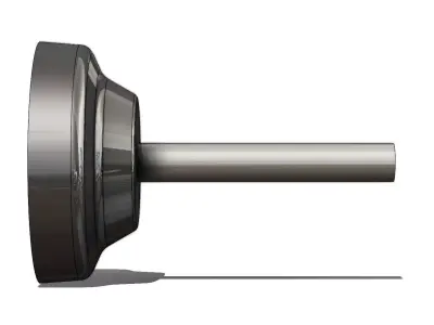 Pe Nivelador ABC Plasticos M8 x 50 Levelling Foot 3D model