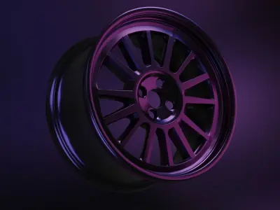 Wheel ATS Streetrallye RW  Free 3D model