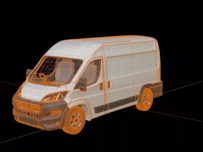 Vauxhall Movano Panel Van 3D model