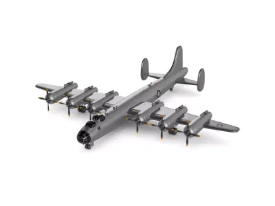 Strategic Bomber 3D model 2