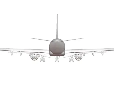 Boeing 737 Commercial Airliner 3D model