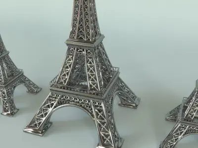 Eiffel Tower 3D  Model 3D model