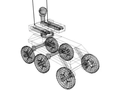 Drone - UGV MULE 3D model