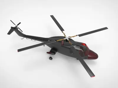 westland lynx 3D model