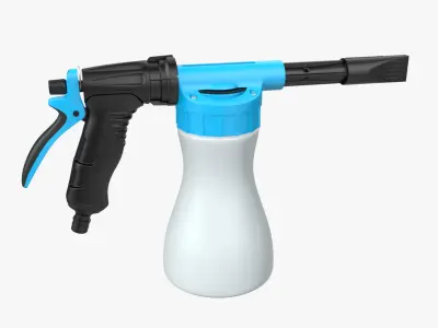 Foam Dispenser Spray Gun 3D model