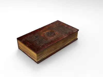 An Old Book  Low-poly 3D model
