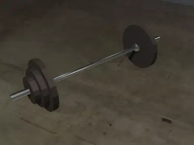 Barbell Weights 3D model