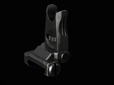 KAC Micro Sights Low-poly 3D model