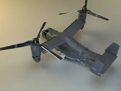 CV-22 Osprey USAF 3D model