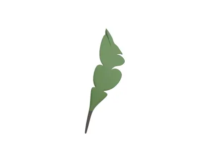 Feather Pen v1 003 Low-poly 3D model