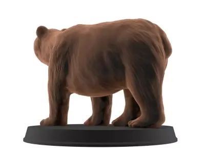 Bear printable Free low-poly 3D model