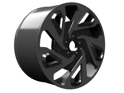 Steel Car Wheel  3D model