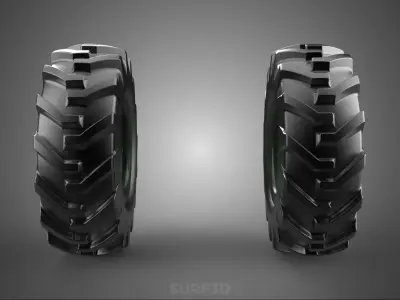 APC IFV AIFV MRAP TANK ARMY MILITARY TIRE TYRE WHEEL RIM VEHICLE 3D model