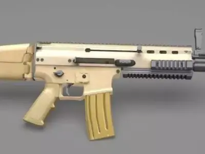 fn scar 3D model get