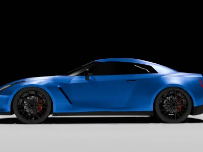 Nissan GTR  Free 3D model