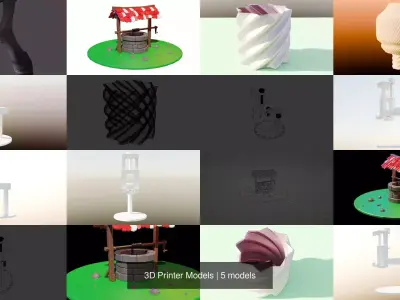 3D Printer Models 3D Model Pack
