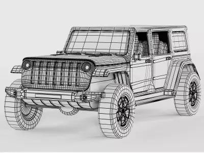 Offroad SUV Model 3D model