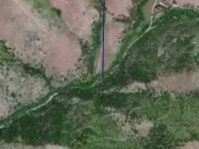Terrain Map of Redtail Ridge MT 240 Acres 3D model