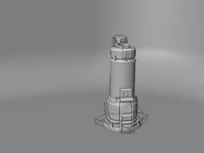 SC-FI 3D Model in blender  3D model