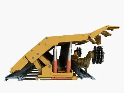  Longwall mining coal Shearer Loader RIGGED 