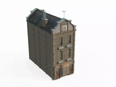 17th and 18th Century European Urban Buildings 3D model