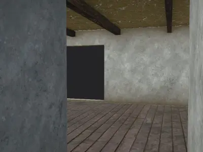 Abandonned tropical house Free low-poly 3D model