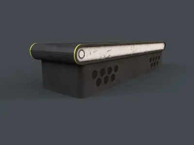 Production Line v4 Low-poly 3D model
