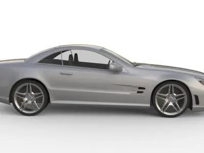 Mercedes Benz Car 3D model by 3dhighest
