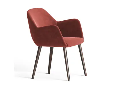 kesy Dining Armchair Thecontractchair 3D model