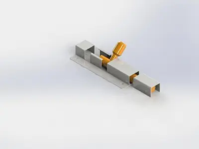 Tower Bolt 3D model