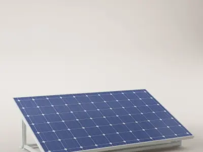 solar panel 01 3D model by Art-Studio3d