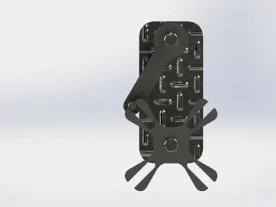 Geneva drive Rotary index mechanism by use of cam Free 3D model
