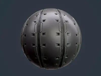 Sci-Fi Military Seamless PBR Texture 116 Texture