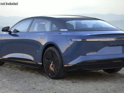 Lucid Air Electric Luxury Sedan Sapphire 3D model