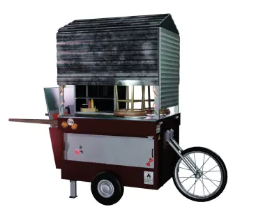 Asian Food Stand 3D model