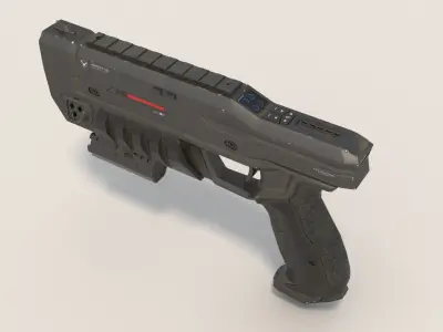 Sci-Fi Blaster 3D model