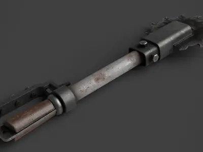 Modifiable Strike Weapon 16 Low-poly 3D model