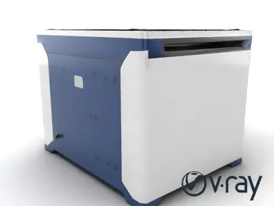 Modular Storage Box Flexible System model pack Low-poly 3D model